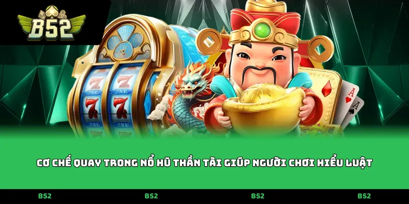 Cơ chế quay trong Nổ hũ thần tài giúp người chơi hiểu luật